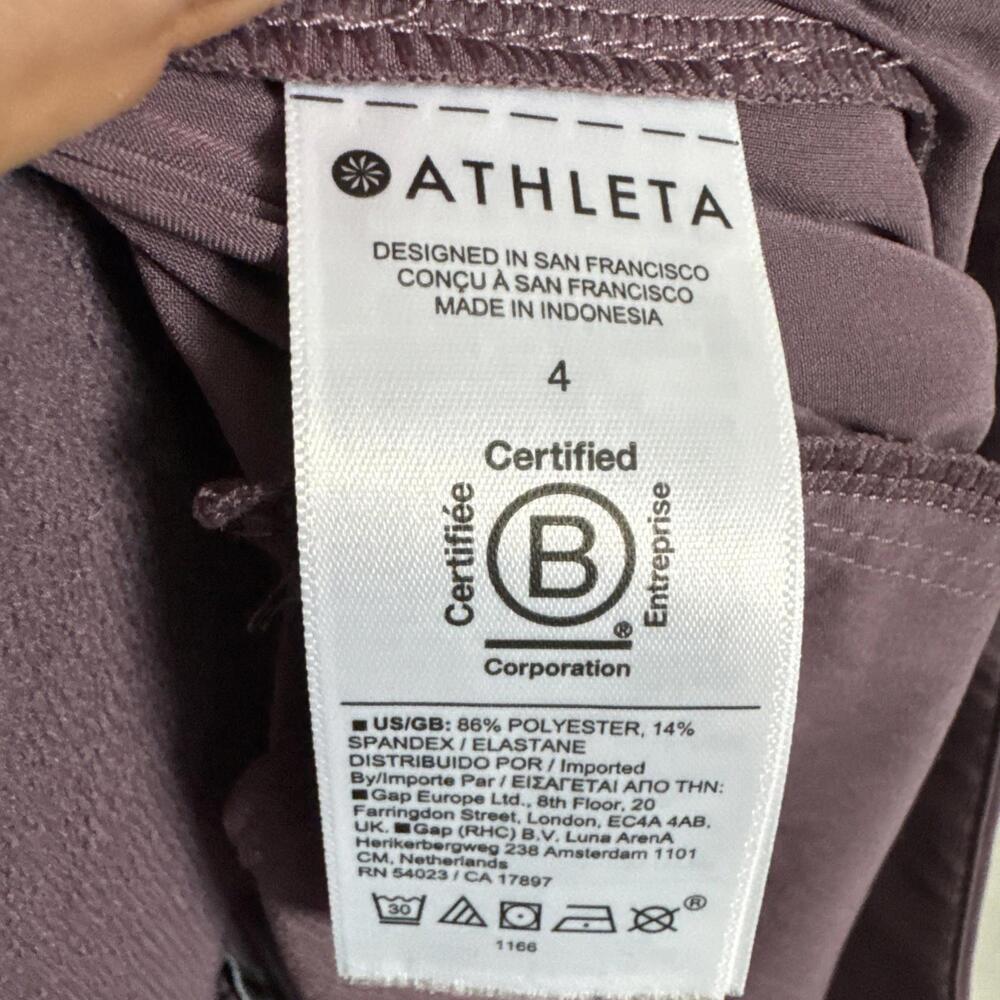 Athleta Purple Wide-Leg Track Pants - Picture 8 of 13